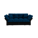 3-in-1 Convertible Velvet Sleeper Sofa Bed With Pillows