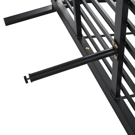 5-Piece Acacia Wood Iron Frame Patio Furniture Set - Omega Lifestyles