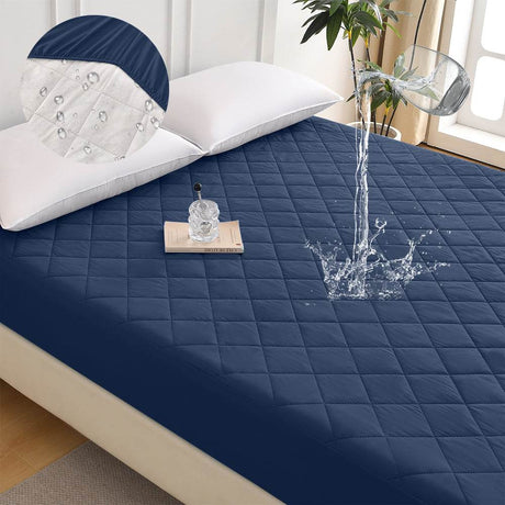Waterproof Quilted Cotton Fitted Sheet Twin - Sleep Galleria