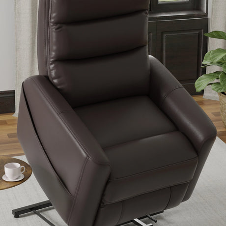 Power Lift Faux Leather Recliner Chair With USB Charging - Omega Lifestyles