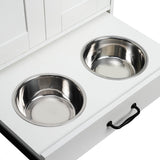 Hidden Pull-Out Dog Feeding Station With Bowls - Sleep Galleria