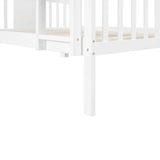 Full Full Solid Wood Convertible Bunk Bed - Omega Lifestyles