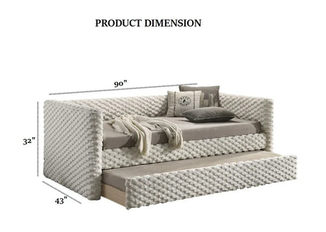 Transitional Twin Daybed With Roller Slat Trundle - Omega Lifestyles