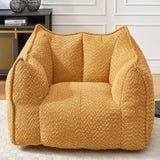 Chenille Foam Bean Bag Chair for Living Room - Omega Lifestyles