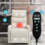 Heat Massage Recliner Chair With Swivel Rocking - Omega Lifestyles