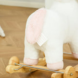Plush 2-in-1 Rolling Unicorn Plush Rocking Horse - Omega Lifestyles