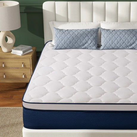 Medium 10-Inch Cooling Gel Memory Foam King Mattress - Omega Lifestyles