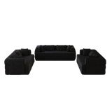 Convertible Chenille Sleeper Sofa Bed With Storage Pocket - Omega Lifestyles