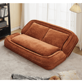 Convertible Adjustable Position Chenille Lazy Loveseat Sofa - Sleep Galleria