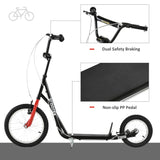 Youth Adjustable Handlebar Scooter With Inflatable Tires - Omega Lifestyles