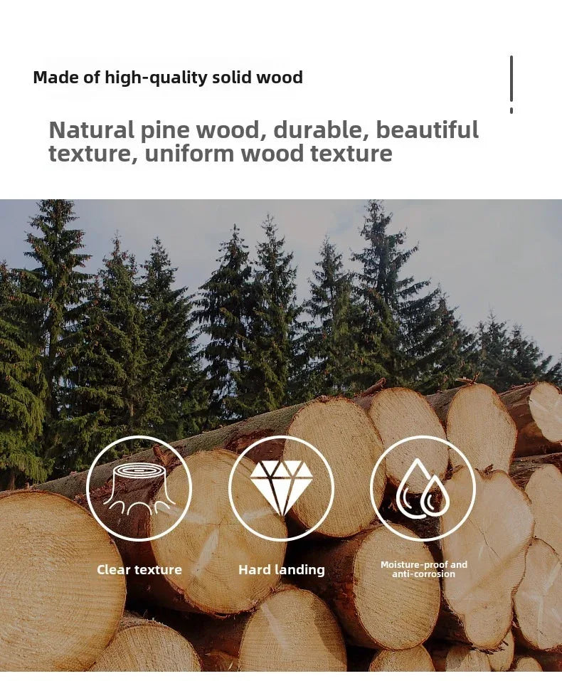 Solid Walnut Wood Coat Rack Stand With Natural Finish - Omega Lifestyles