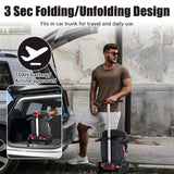 Foldable Lightweight 4-Wheel Manual Mobility Scooter M2020 - Omega Lifestyles