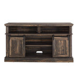 Antique Brown Mid Century Media Console TV Stand - Sleep Galleria