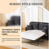 Modern Convertible Sleeper Sofa Bed With Memory Foam Mattress - Omega Lifestyles