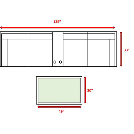 4-Seat Outdoor Weather-Resistant Wicker Conversation Set - Omega Lifestyles