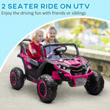 Kids 2-Seater Electric Ride-On Car With Suspension - Omega Lifestyles