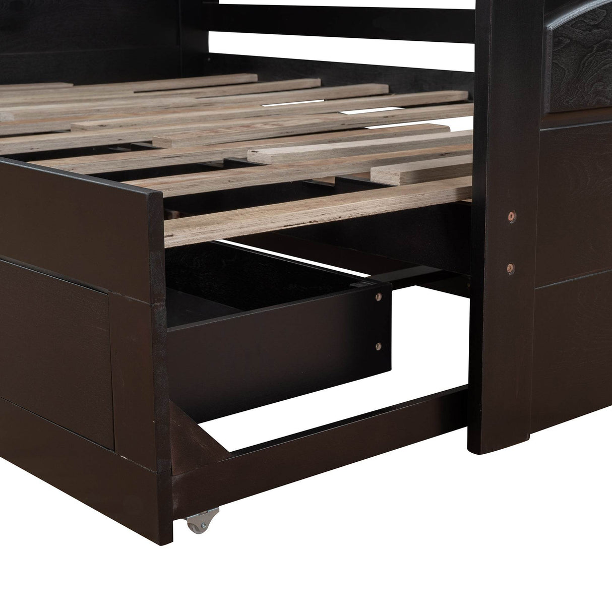 Twin Extendable Solid Wood Daybed With Trundle Drawers - Omega Lifestyles