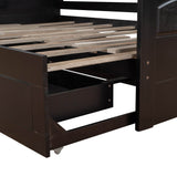 Twin Extendable Solid Wood Daybed With Trundle Drawers - Omega Lifestyles