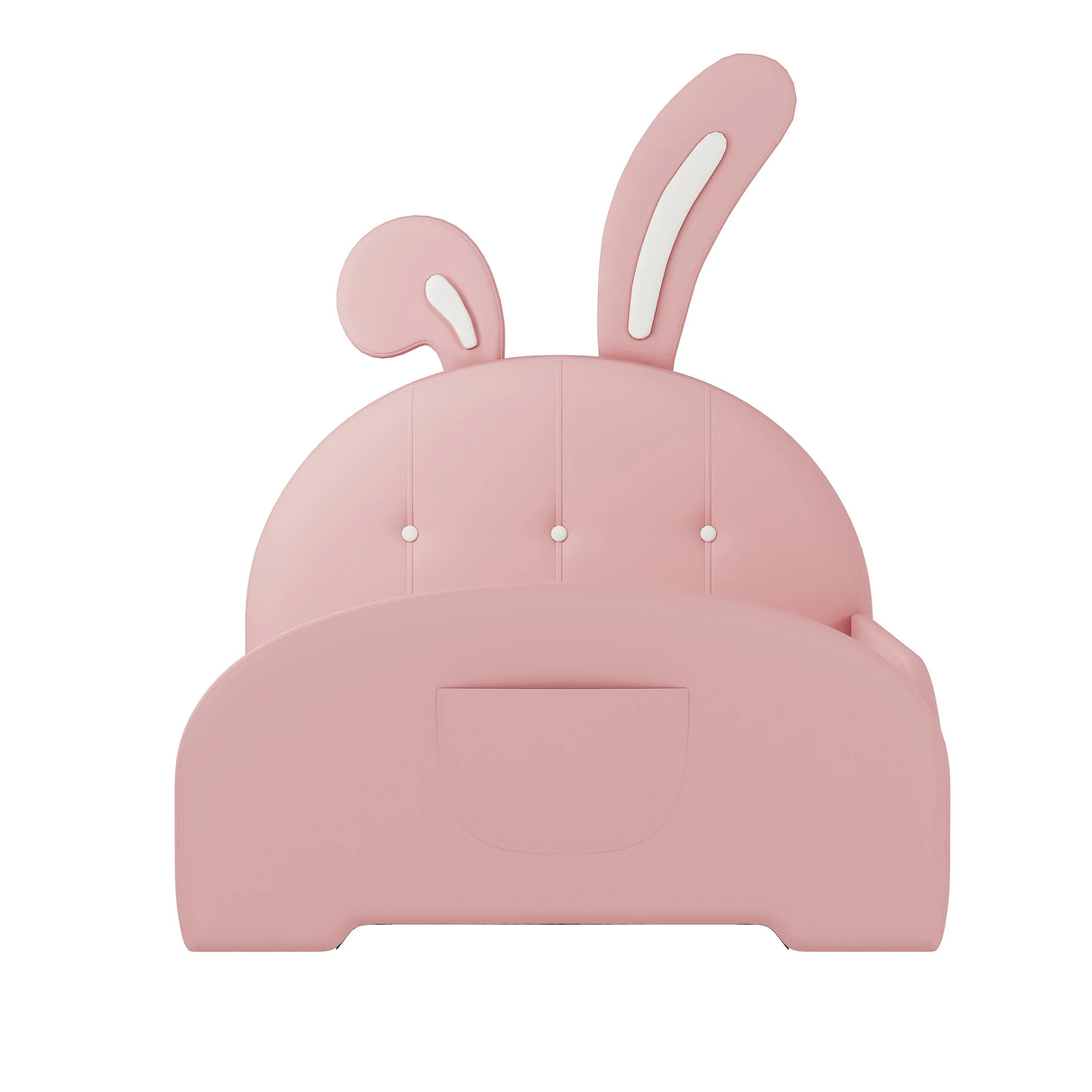 Twin Upholstered Rabbit-Shape Princess Platform Bed - Omega Lifestyles