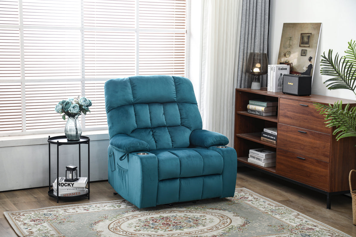 Big And Tall Power Lift Recliner With Massage And Heat