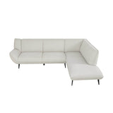 Large Combination 5-Seat Two-Tone Cotton Linen Sofa - Omega Lifestyles