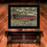 Framed Multicolor Pottersburg Bridge Wall Art Decor - Omega Lifestyles