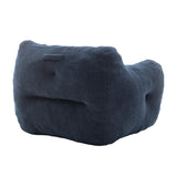 High-Density Foam Teddy Bean Bag Chair With Armrests - Omega Lifestyles