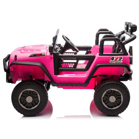 24V Two-Seater Kids Ride On Truck With Bluetooth Remote Control - Omega Lifestyles
