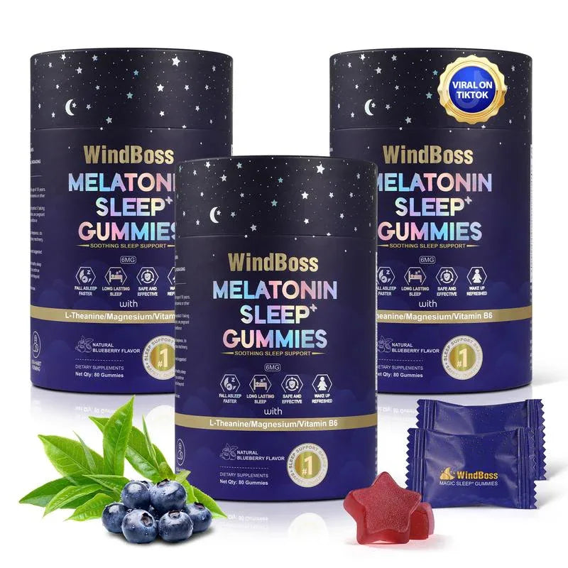 Melatonin Sleep Aid Gummies Natural Relaxation Supplement - Omega Lifestyles