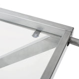 Modern Z-Shaped Silver Glass And Metal Bar Cart - Omega Lifestyles