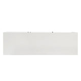 Modern White Particle Board MDF TV Stand Cabinet - Omega Lifestyles