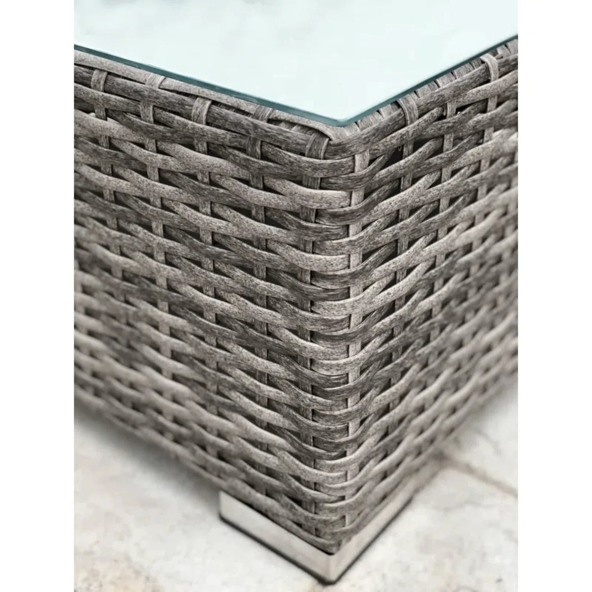 6-Person All-Weather Handwoven Wicker Patio Sectional Set - Omega Lifestyles