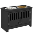 Elevated Dog Bowl Stand With Storage Cabinet - Sleep Galleria
