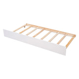 Twin Platform Bed Frame With Pull-Out Trundle - Omega Lifestyles