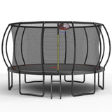 14-Foot Outdoor Galvanized Steel Frame Garden Trampoline - Omega Lifestyles