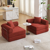 Modular Folding Convertible Corduroy Sofa Bed - Omega Lifestyles