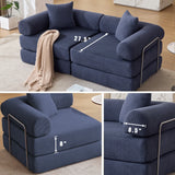 Modular Folding Convertible Corduroy Sofa Bed - Omega Lifestyles