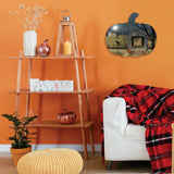 Multicolor Paper Wooden Pumpkin Wall Art Decoration - Omega Lifestyles