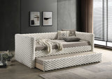 Transitional Twin Daybed With Roller Slat Trundle - Omega Lifestyles