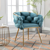 Modern Velvet Accent Chair With Cotton Cushion - Omega Lifestyles