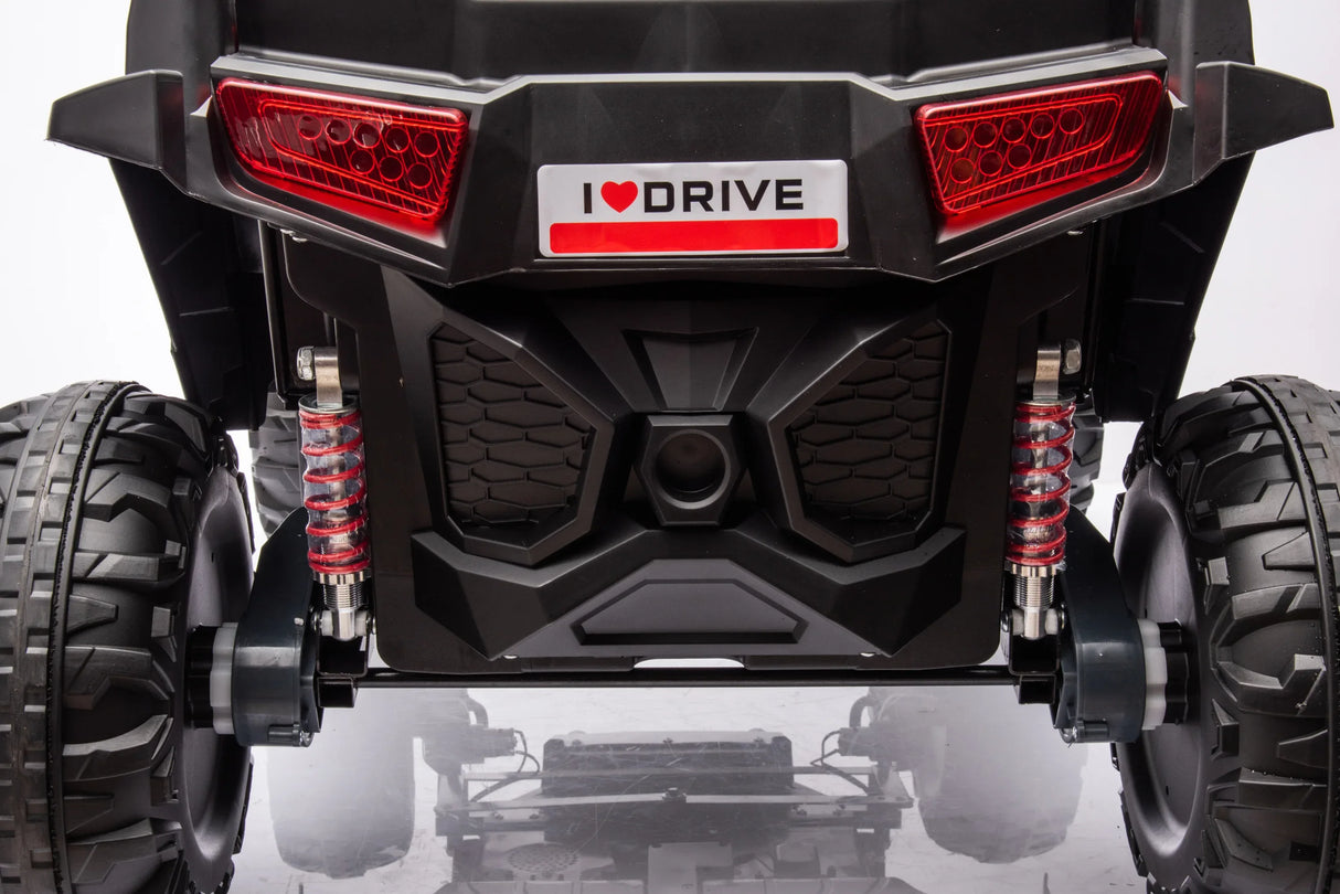 Electric Four-Wheel Drive Kids Ride-On Car With Leather Seat - Omega Lifestyles