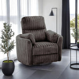 Contemporary Chocolate Brown Power Recliner Glider Chair - Omega Lifestyles