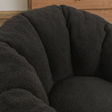 Plush High-Density Foam Teddy Fabric Bean Bag Chair - Omega Lifestyles