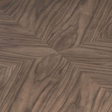 Modern Round Walnut MDF Pedestal Coffee Table 35 Inch - Sleep Galleria