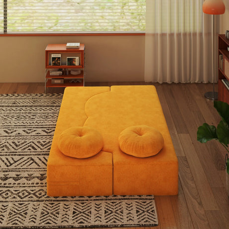 Foam Folding Twin Sleeper Sofa Bed With Pillow - Omega Lifestyles