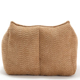 Chenille Bean Bag Chair Soft Foam Living Room Seating - Omega Lifestyles