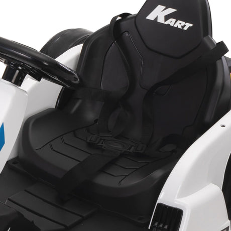 Electric Kids Ride-On Go-Kart With Music and Safety Gear - Omega Lifestyles