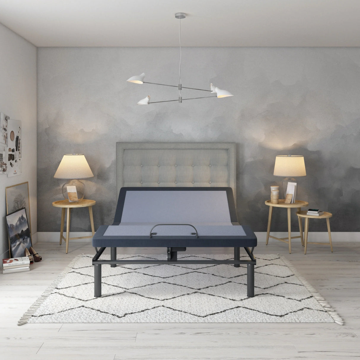 Full Adjustable Bed Base With Massage And USB Charging - Omega Lifestyles