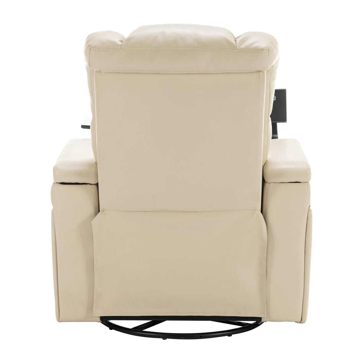 Power PU Leather Recliner Chair With Tray Table USB Port - Omega Lifestyles