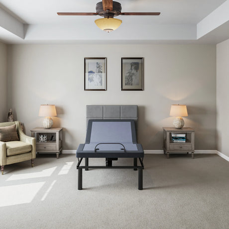 Twin BT2000 Steel Adjustable Bed Base With Bluetooth - Omega Lifestyles